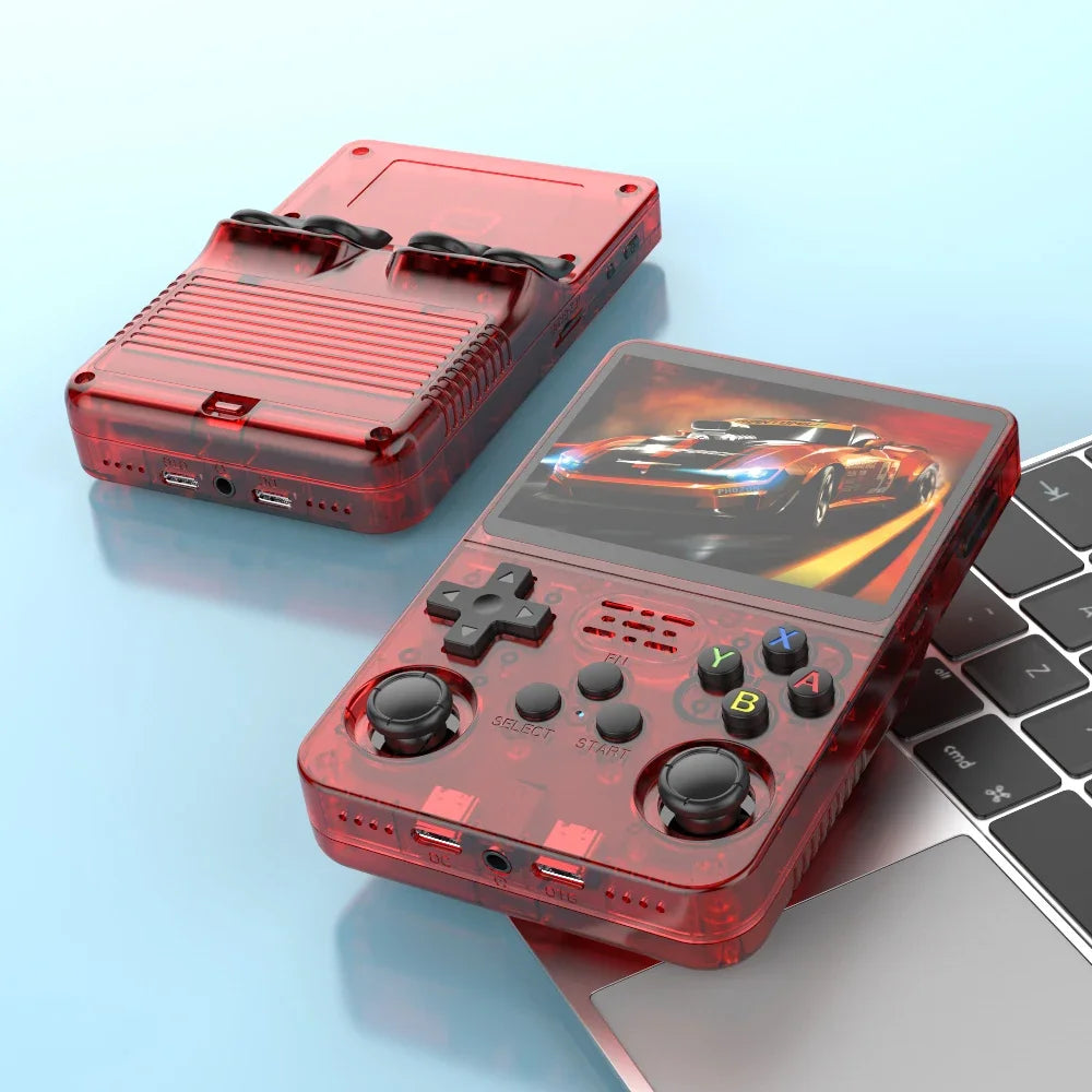Open Source R36S Retro Handheld Videospielkonsole Linux System 3,5 Zoll IPS Bildschirm Tragbarer Taschen-Videoplayer 64 GB 128G Spiele