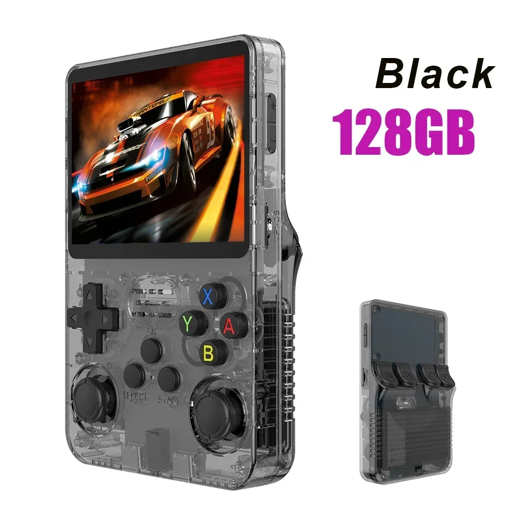 Open Source R36S Retro Handheld Videospielkonsole Linux System 3,5 Zoll IPS Bildschirm Tragbarer Taschen-Videoplayer 64 GB 128G Spiele