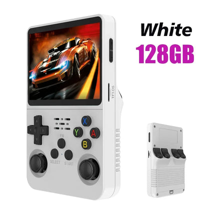 Open Source R36S Retro Handheld Videospielkonsole Linux System 3,5 Zoll IPS Bildschirm Tragbarer Taschen-Videoplayer 64 GB 128G Spiele