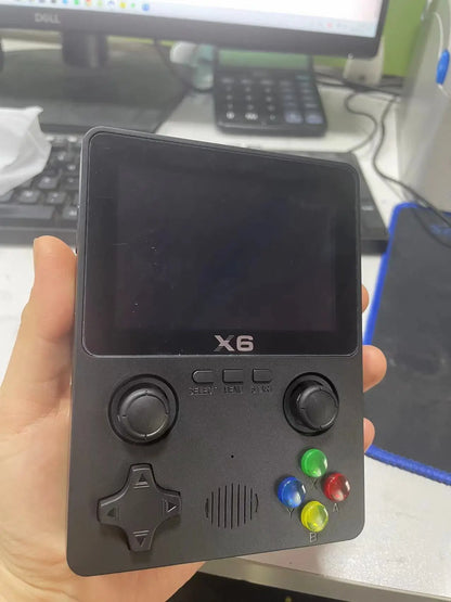 NEUER X6 3.5Inch IPS GAMEKONSOLE LINUX Screen Handheld Game Player