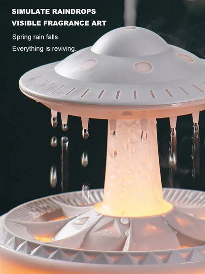 Aierwill UFO Luftbefeuchter Ultraschall Aroma therapie Diffusoren Nebel Maker Duft ätherisches Öl Aroma Diffusor Fernbedienung