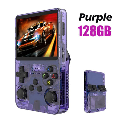 Open Source R36S Retro Handheld Videospielkonsole Linux System 3,5 Zoll IPS Bildschirm Tragbarer Taschen-Videoplayer 64 GB 128G Spiele