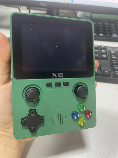 NEUER X6 3.5Inch IPS GAMEKONSOLE LINUX Screen Handheld Game Player