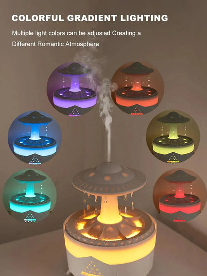 Aierwill UFO Luftbefeuchter Ultraschall Aroma therapie Diffusoren Nebel Maker Duft ätherisches Öl Aroma Diffusor Fernbedienung