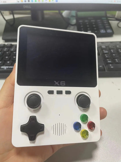 NEUER X6 3.5Inch IPS GAMEKONSOLE LINUX Screen Handheld Game Player